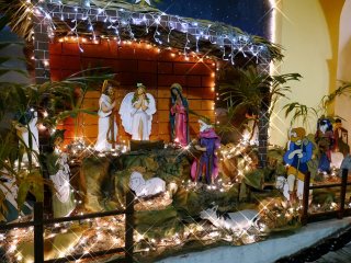 Nativity Scene in Cozumel