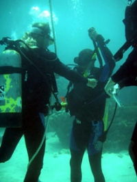 Underwater