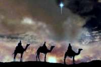 Three Kings Following the Star of Bethlehem
