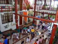Second Floor View of Foyer & Restaurant
