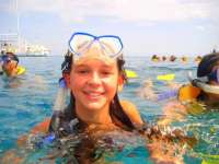 Smiles All Around with Our Glass Bottom Snorkelers