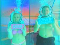 The Underwater Photo Booth is QUITE Popular!