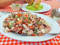 Freshly Prepared Octopus Ceviche - Our Favorite!