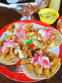 Seriously the BEST Fish Tacos in Cozumel - Delish!