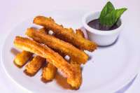 Try the Churros & Chocolate - Totally Delicious!
