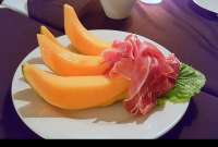 Try the Melon & Proscuitto Salad - Delicious!
